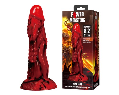 Minotaur, фаллоимитатор на присоске, серии Power Monsters, 21 см