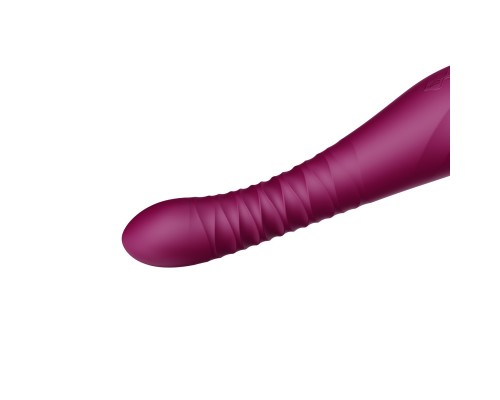 Вибростимулятор с поступательными движениями KING, фиолетовый