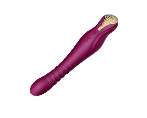 Вибростимулятор с поступательными движениями KING, фиолетовый