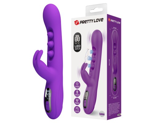 Вибростимулятор-кролик с шариками для точки G Sabien