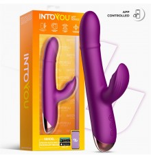 Интерактивный вибростимулятор-кролик с кольцом из бусин и пульсацией Sendel