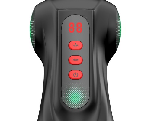 Интерактивный мастурбатор Masturs Shadow Sinner Raven. Вакуум, вибрация, подсветка.