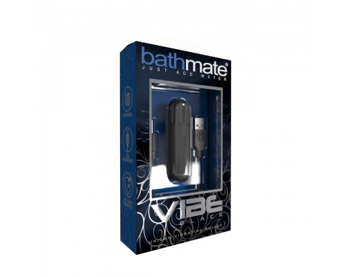 Мощная перезаряжаемая вибропуля VIBE BULLET VIBRATOR черная
