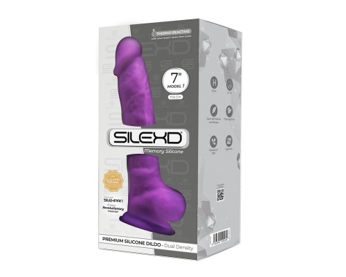 SileXD Фаллоимитатор Model 1 7 фиолетовый: качественный выбор для интимного удовольствия