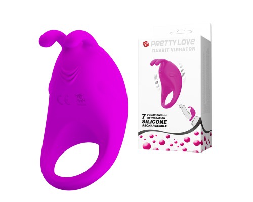 Удивительное эрекционное виброкольцо PrettyLove Rabbit Vibrator: мощные вибрации и нежные стимуляции