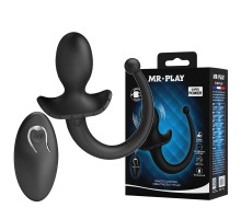 Анальная вибропробка с пультом