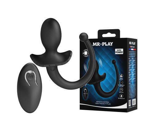 Анальная вибропробка с пультом