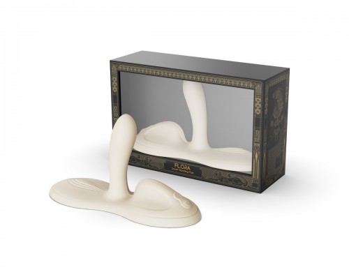 Виброподушка с функцией нагрева FLORA, белая