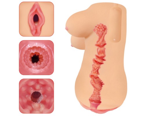 Мастурбатор-вагина Clara OnaHole с имитацией груди: интимный товар для наслаждения.