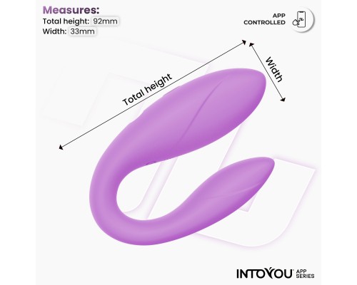 Интерактивный вибромассажёр для пар Couple Toy Lavender