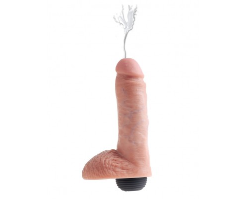 Фаллоимитатор King Cock 8 с функцией семяизвержения: купить в интернет-магазине