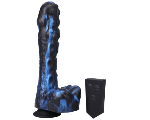 Секс-машина мини на присоске Tendril Thruster, чёрно-синяя