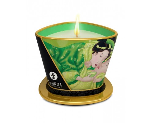 Массажное арома масло свеча Exotic Green Tea Зеленый чай 170 мл – расслабление и удовольствие
