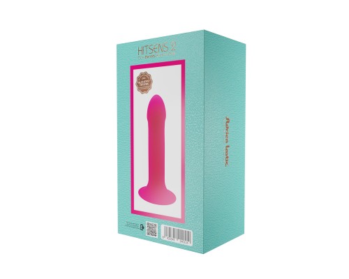 Дилдо на присоске с двойной плотностью Adrien Lastic Dildo Hitsens Dual Density S02 Pink