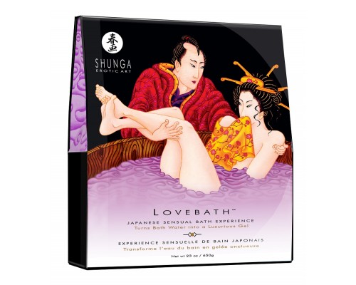 Порошок для ванны LOVEBATH Чувственный лотос 650 гр - расслабление и уход за кожей