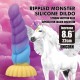 Unicorn, фаллоимитатор на присоске, серии Power Monsters, 22 см
