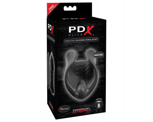 Вибростимулятор мастурбатор PDX Elite Vibrating Silicone Stimulator