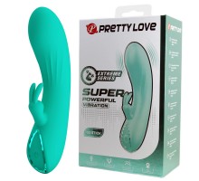 Массажёр-кролик с мощной вибрацией DJ STICK, бирюзовый