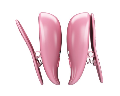 Виброзажимы на соски с пультом Cayley