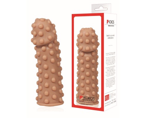 Насадка на фаллос с бугорками по поверхности размер M, EXTREME SLEEVE ES.002