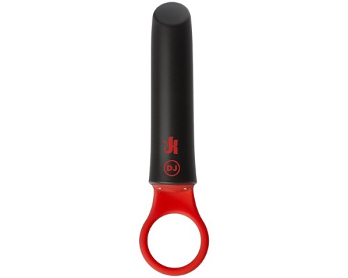 Мощный вибромассажер для клитора KINK - Power Play with Silicone Grip Ring