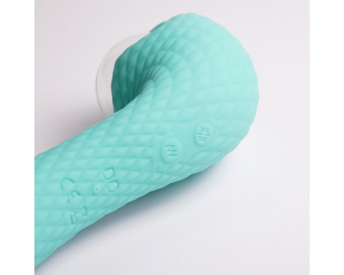 Вибромассажёр с деликатными токами, синий