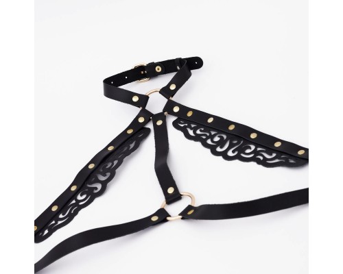 Портупея с резными элементами