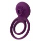 Tammy фиолетовое эрекционное виброкольцо с подхватом мошонки – насладитесь яркими ощущениями