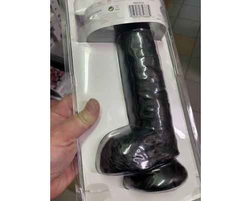 Фаллоимитатор King Cock 14 Cock with Balls - черный гигант