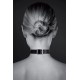 Чокер с кольцом черный COLLIER FETISH NOIR