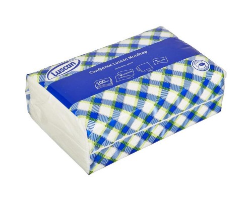 Салфетки бумажные Luscan NonStop 1слбелые 1/4 слож 100л/пач - качественные и удобные