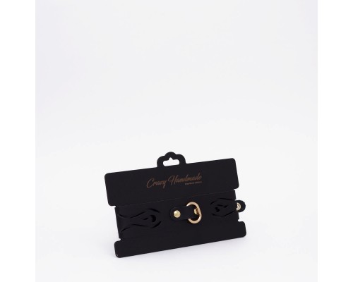 Ошейник с золотистым покрытием