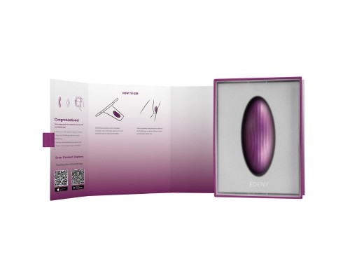 Edeny фиолетовый клиторальный стимулятор с управлением через приложение – новинка для максимального удовольствия!
