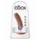 Фаллоимитатор на присоске King Cock 6 Cock Tan - роскошный выбор для удовольствия