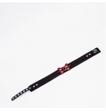 Ошейник с красной строчкой