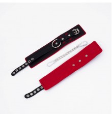 Оковы с красной строчкой SEX