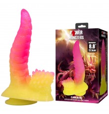 Flame Beast, фаллоимитатор на присоске, серии Power Monsters, 22,5 см