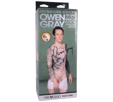 Фаллоимитатор с мошонкой на съемной присоске Owen Gray Signature Cocks