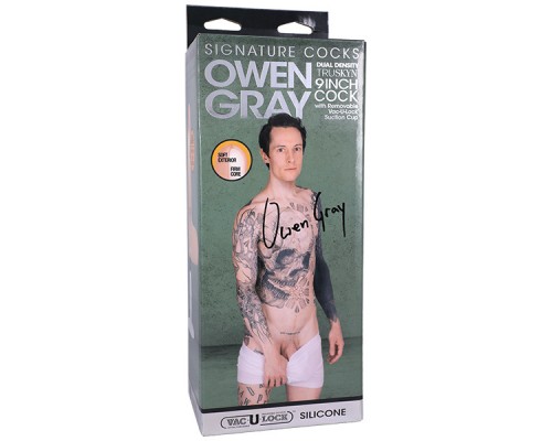 Потрясающий фаллоимитатор Owen Gray Signature Cocks с мошонкой и присоской - идеальный выбор для наслаждения
