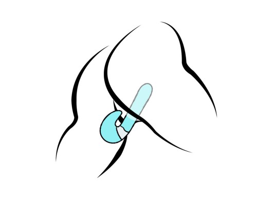 Вибростимулятор зоны G, 2 в 1, бирюзовый