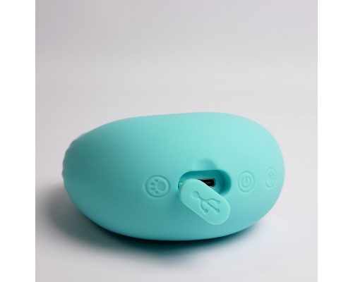 Вибростимулятор зоны G, 2 в 1, бирюзовый