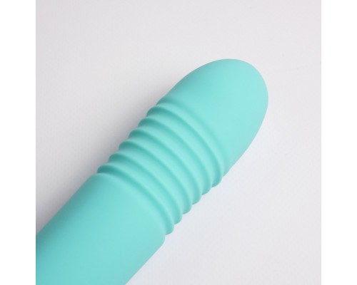 Вибростимулятор зоны G, 2 в 1, бирюзовый