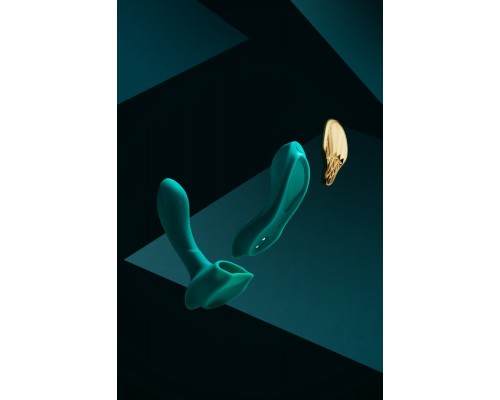 Носимый вибромассажёр с насадкой и пультом AYA, чёрный