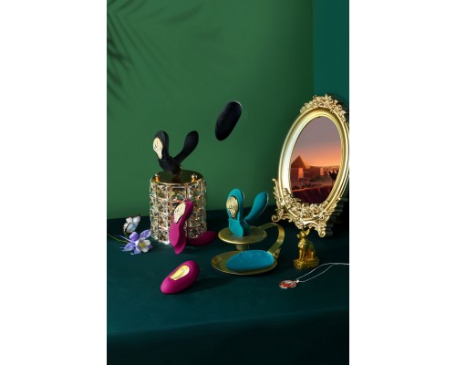 Носимый вибромассажёр с насадкой и пультом AYA, чёрный