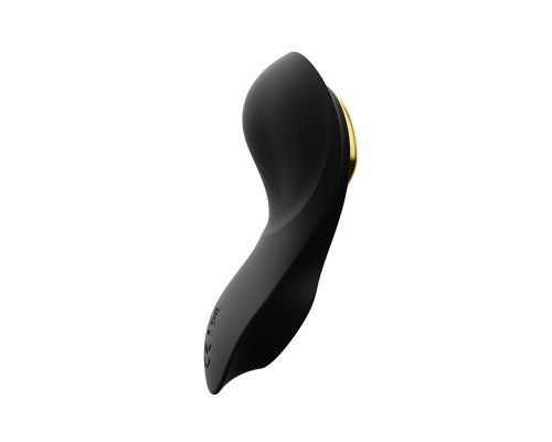 Носимый вибромассажёр с насадкой и пультом AYA, чёрный