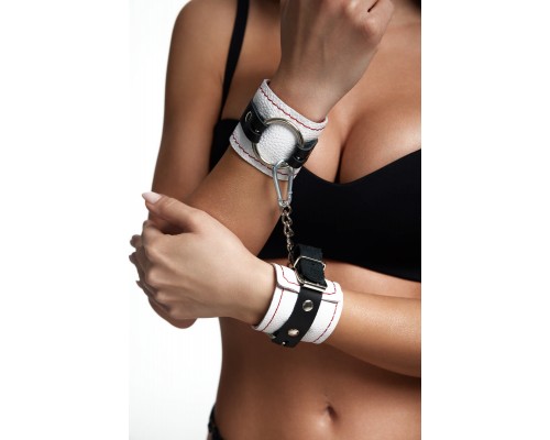 Наручники бело-красные