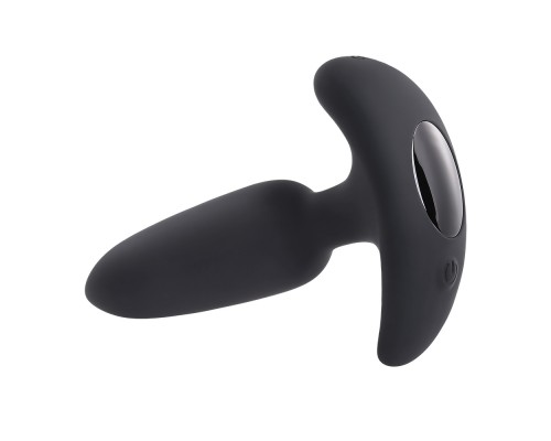 Анальная вибропробка с пультом ДУ Black Beauty