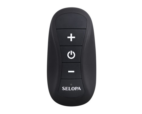 Анальная вибропробка с пультом ДУ Black Beauty