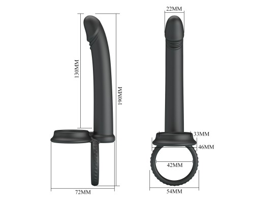 Эрекционное кольцо для двойного проникновения