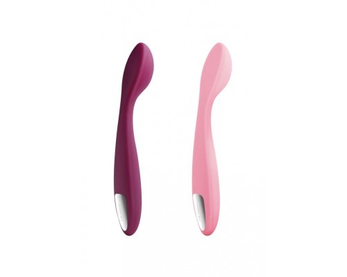 Keri розовый вибромасажер эргономичной формы ложечка (стар.арт. VAM150115-PNK)